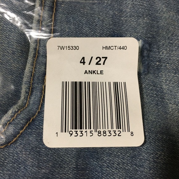 Lucky Brand High Rise Denim Mom Jean, Women's Size 4/27 Ankle - Blue - Picture 14 of 14